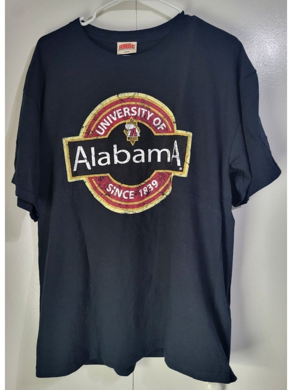 Vintage BMOC University of Alabama Graphic T Shirt SZ LG College Academia - Picture 1 of 7